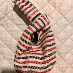 YAITO Thom Browne Stripe Wool Knot Bag